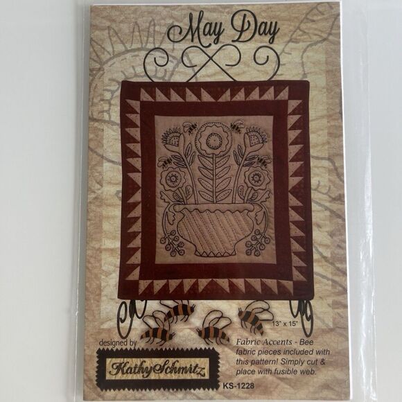 Baby Bovines By Debbie Mumm & May Day By Kathy Schmitz Quilting Patterns - Picture 2 of 5